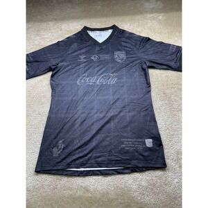 Hummel Birmingham Legion FC Soccer Jersey Mens Medium Black Juneteenth 2024
